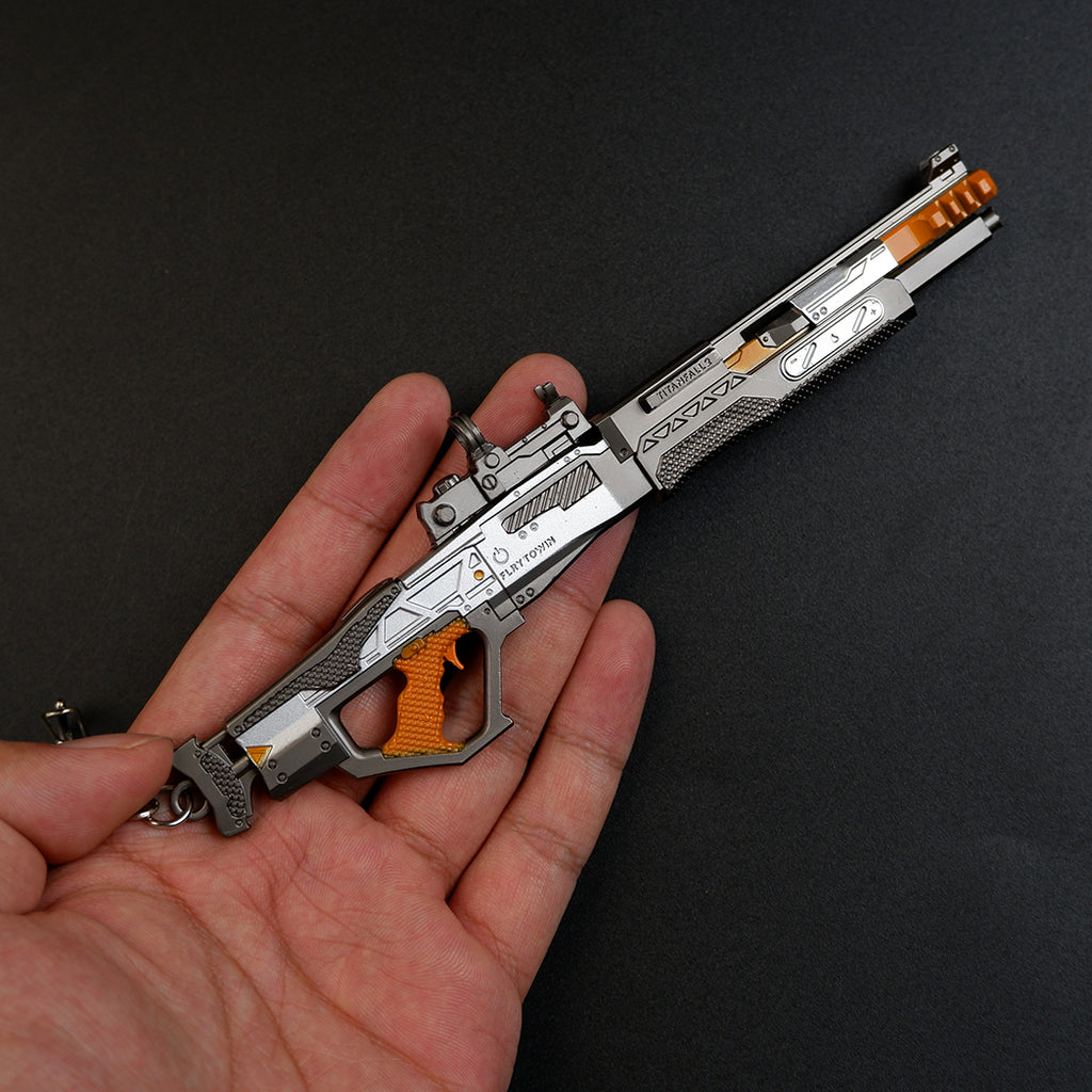 Apex Legends Mastiff Shotgun 16cm Metal Keychain – Zinc Alloy Horizontal Spread Replica Collectible