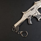 Apex Legends VK-47 Flatline Gold Legendary Skin 16cm Metal Keychain – Electroplated Zinc Alloy Replica