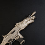 Apex Legends VK-47 Flatline Gold Legendary Skin 16cm Metal Keychain – Electroplated Zinc Alloy Replica