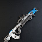 Apex Legends Volt SMG 16cm Metal Keychain – Zinc Alloy Energy Gun Cyber Blue Replica Collectible