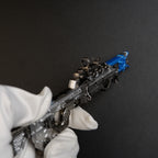 Apex Legends Volt SMG 16cm Metal Keychain – Zinc Alloy Energy Gun Cyber Blue Replica Collectible