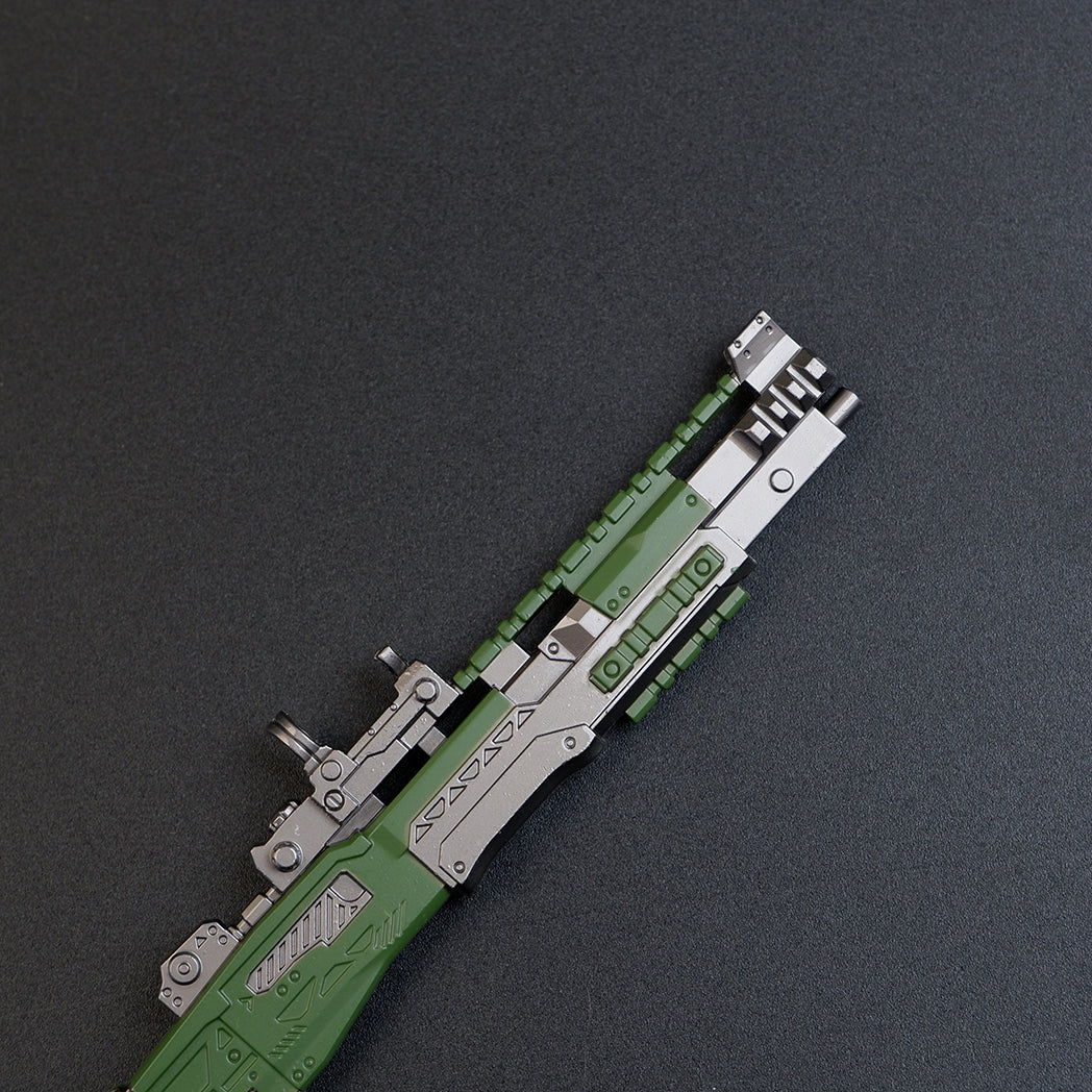Apex Legends Charge Rifle 16cm Metal Keychain – Zinc Alloy Hitscan Sniper Replica Collectible
