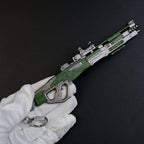 Apex Legends Charge Rifle 16cm Metal Keychain – Zinc Alloy Hitscan Sniper Replica Collectible