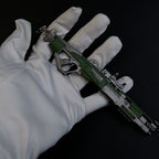 Apex Legends Charge Rifle 16cm Metal Keychain – Zinc Alloy Hitscan Sniper Replica Collectible
