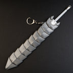 Berserk Guts Dragon Slayer Greatsword 17cm Metal Keychain with Scabbard – Zinc Alloy Anime Replica Collectible