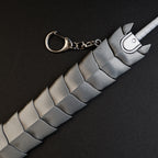 Berserk Guts Dragon Slayer Greatsword 17cm Metal Keychain with Scabbard – Zinc Alloy Anime Replica Collectible