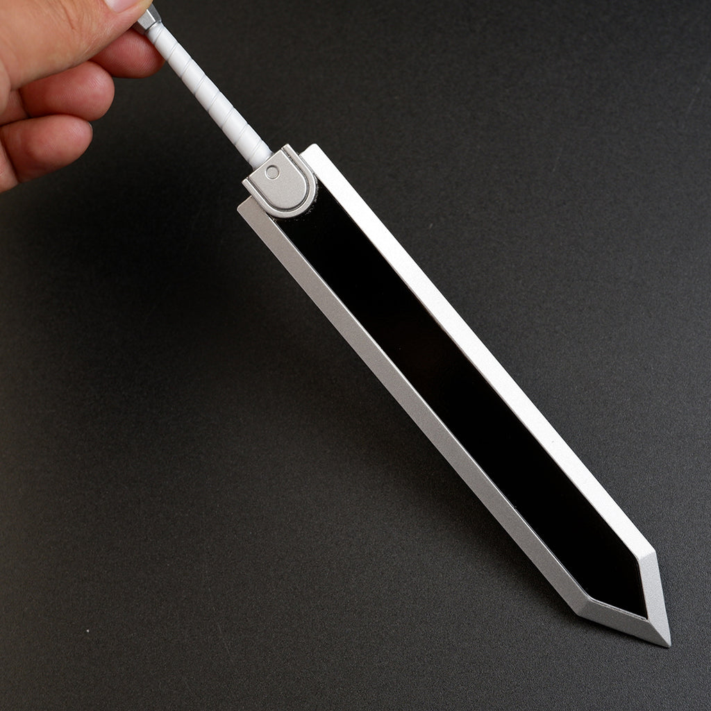 Berserk Guts Dragon Slayer Greatsword 17cm Metal Keychain with Scabbard – Zinc Alloy Anime Replica Collectible