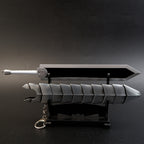 Berserk Guts Dragon Slayer Greatsword 17cm Metal Keychain with Scabbard – Zinc Alloy Anime Replica Collectible