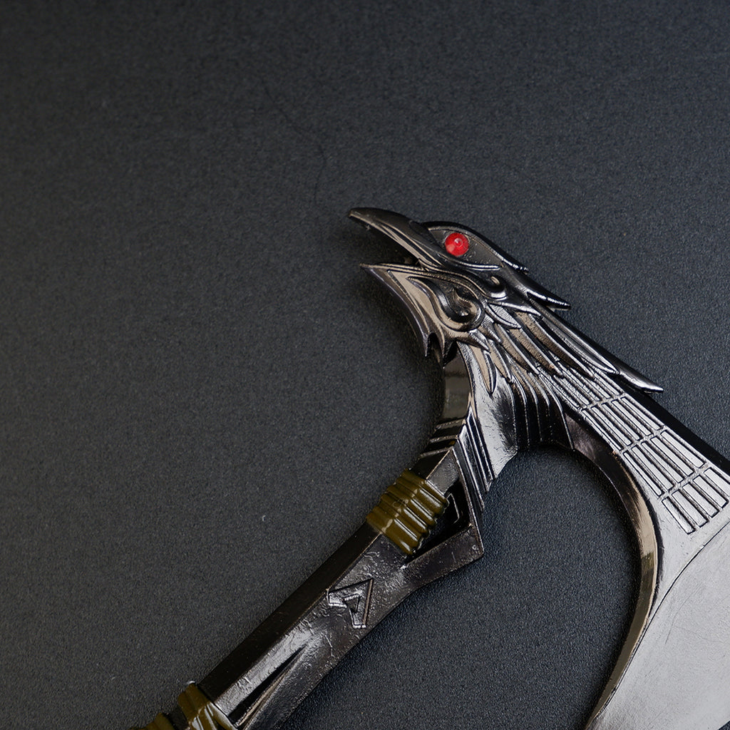 Apex Legends Bloodhound Heirloom Raven's Bite 16cm Metal Replica – Zinc Alloy Raven Skull Tomahawk Axe Collectible