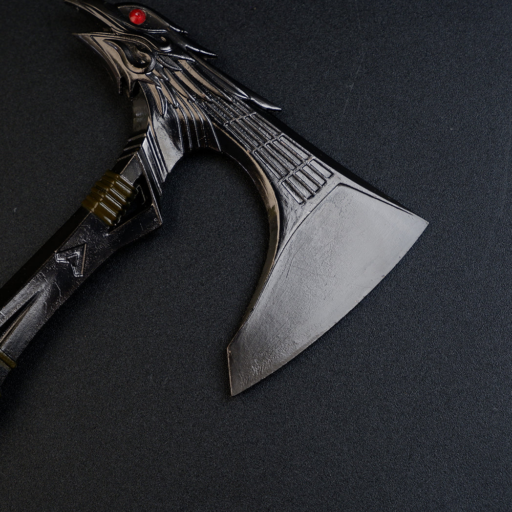 Apex Legends Bloodhound Heirloom Raven's Bite 16cm Metal Replica – Zinc Alloy Raven Skull Tomahawk Axe Collectible