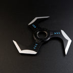 Apex Legends Wraith Heirloom Shuriken Fidget Spinner - Premium Metal Three-Blade Gyro Toy Model, Antique Engraved & Cyber Neon Styles for Gamers