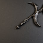 Elden Ring Bloodhound's Fang Curved Greatsword Metal Weapon Replica - 8.7" Zinc Alloy Curved Sword Toy Model Gift for Gamers & Collectors