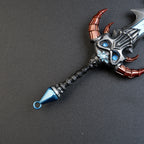 World of Warcraft Frostmourne 22cm Metal Replica – Zinc Alloy Lich King Arthas Blue Rune Greatsword Collectible