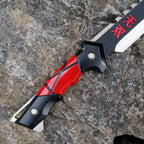 29CM/11.4'' Ego Knife Metal Blunt Blade Safety Cosplay Prop Game Collection