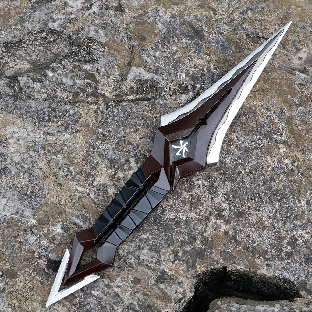 Kuronami Naru-Kami Metal Kunai Replica – 23CM Blunt Blade | Ninja Throwing Knife Display Collectible