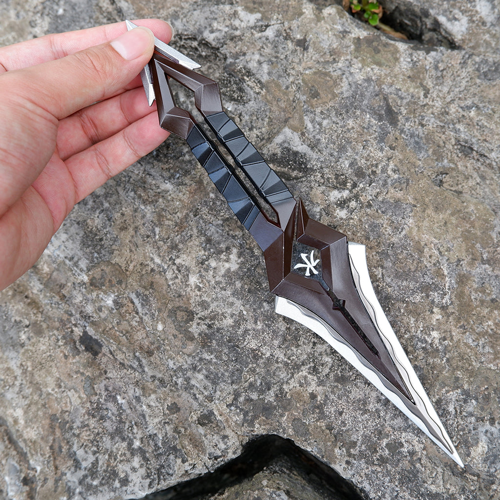 Kuronami Naru-Kami Metal Kunai Replica – 23CM Blunt Blade | Ninja Throwing Knife Display Collectible