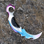 Valorant Reaver Karambit Metal Knife Replica – Gothic Blunt Blade | Gaming Cosplay Prop Collectible