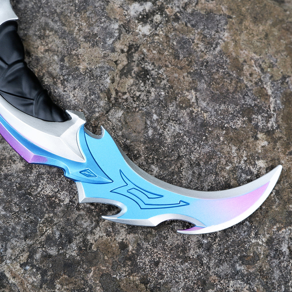 Valorant Reaver Karambit Metal Knife Replica – Gothic Blunt Blade | Gaming Cosplay Prop Collectible