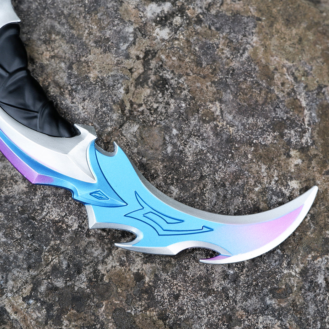 Valorant Reaver Karambit Metal Knife Replica – Gothic Blunt Blade | Gaming Cosplay Prop Collectible