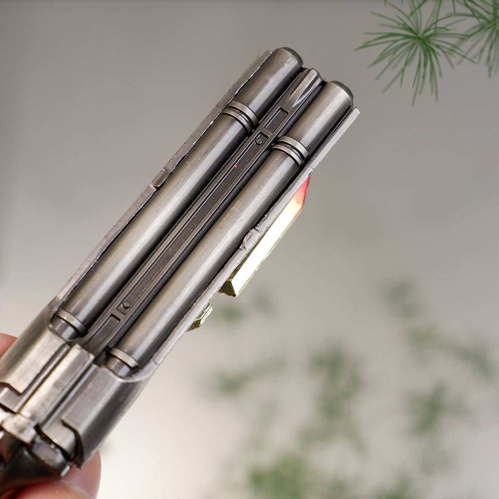 DOOM Eternal Super Shotgun 9.5cm Metal Replica with Gold Meat Hook – Zinc Alloy Doom Slayer Mini Collectible