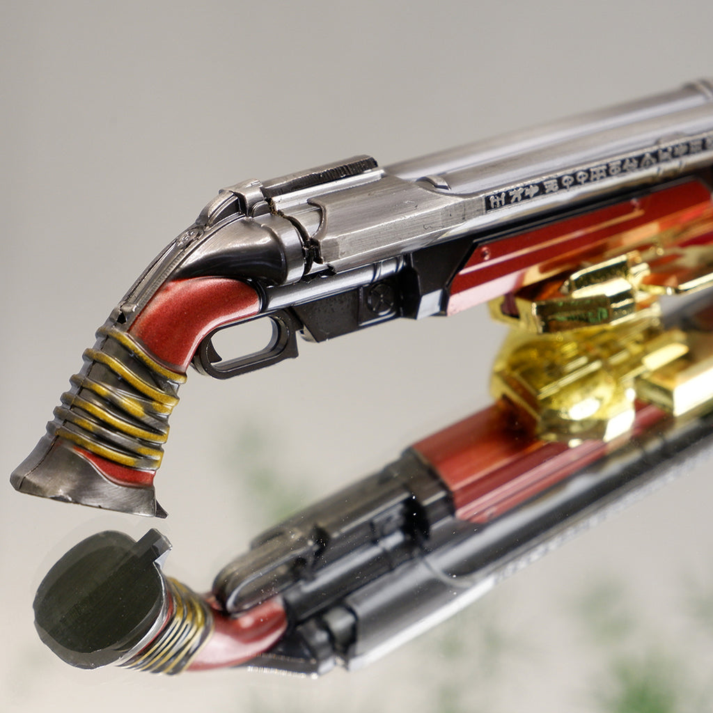 DOOM Eternal Super Shotgun 9.5cm Metal Replica with Gold Meat Hook – Zinc Alloy Doom Slayer Mini Collectible