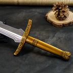 Lord of the Rings Sting Elven Dagger 22cm Metal Replica with Sheath – Zinc Alloy Frodo Hobbit Sword Collectible