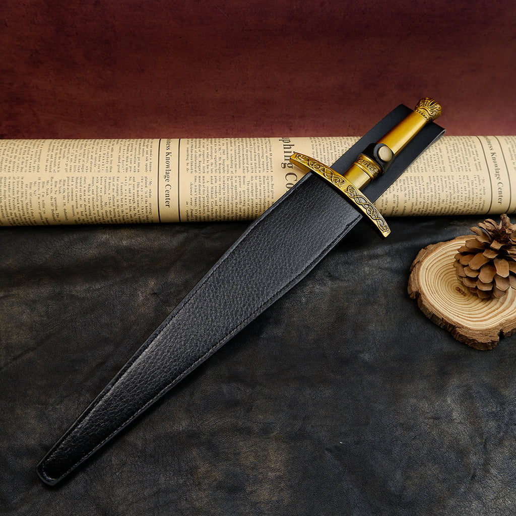 Lord of the Rings Sting Elven Dagger 22cm Metal Replica with Sheath – Zinc Alloy Frodo Hobbit Sword Collectible