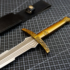 Lord of the Rings Sting Elven Dagger 22cm Metal Replica with Sheath – Zinc Alloy Frodo Hobbit Sword Collectible
