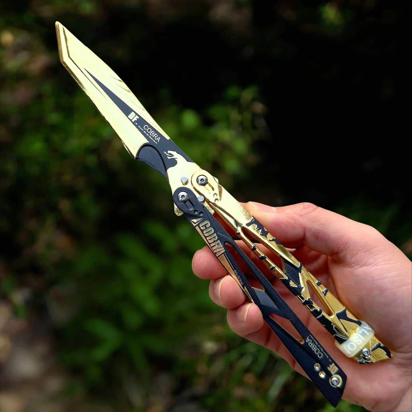 Delta Force IRL Cobra Vanguard High-quality Stainless Steel Balisong Trainer