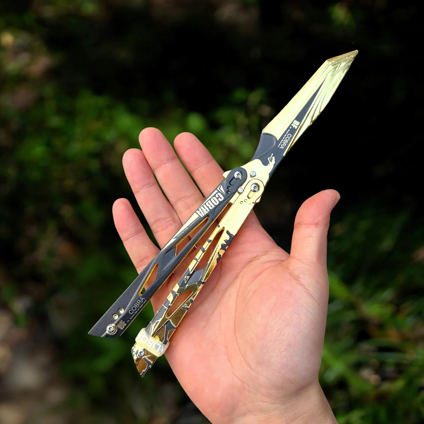 Delta Force IRL Cobra Vanguard High-quality Stainless Steel Balisong Trainer