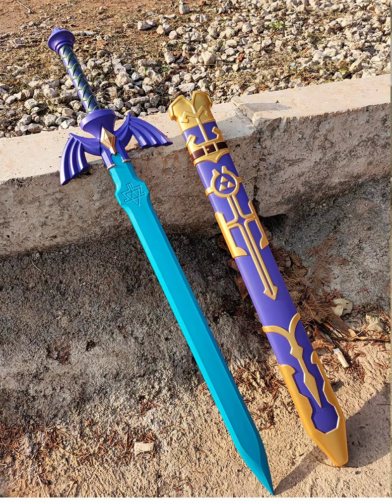 Zelda Skyward Sword Master Sword 80cm Foam Cosplay Prop with Strap – Display Collectible