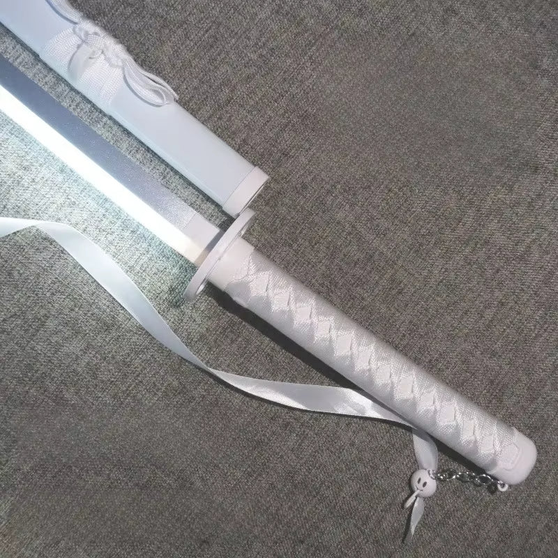 Bleach 103cm LED Glowing Katana 360° Spinning Rechargeable – Metal Display Collectible