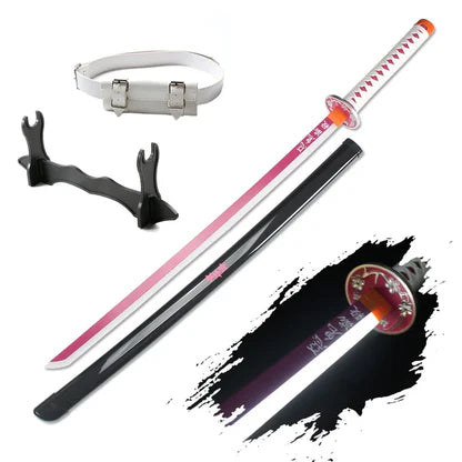 Demon Slayer 103cm Glowing Nichirin Blade 360° Spinning LED Rechargeable – Display Collectible