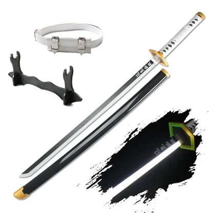 Demon Slayer 103cm Glowing Nichirin Blade 360° Spinning LED Rechargeable – Display Collectible