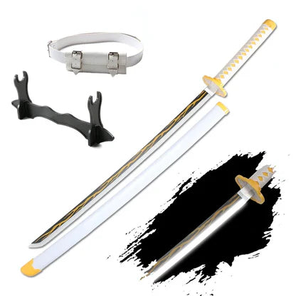 Demon Slayer 103cm Glowing Nichirin Blade 360° Spinning LED Rechargeable – Display Collectible