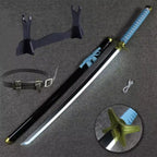 Bleach 103cm LED Glowing Katana 360° Spinning Rechargeable – Metal Display Collectible
