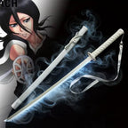 Bleach 103cm LED Glowing Katana 360° Spinning Rechargeable – Metal Display Collectible