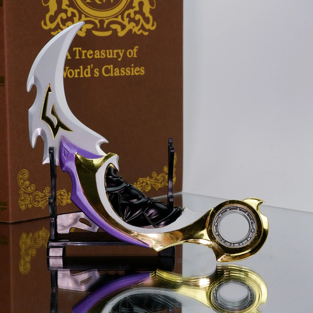 Valorant Reaver Karambit Claw Knife 16cm Heavy Metal Replica – Alloy Gothic Display Collectible