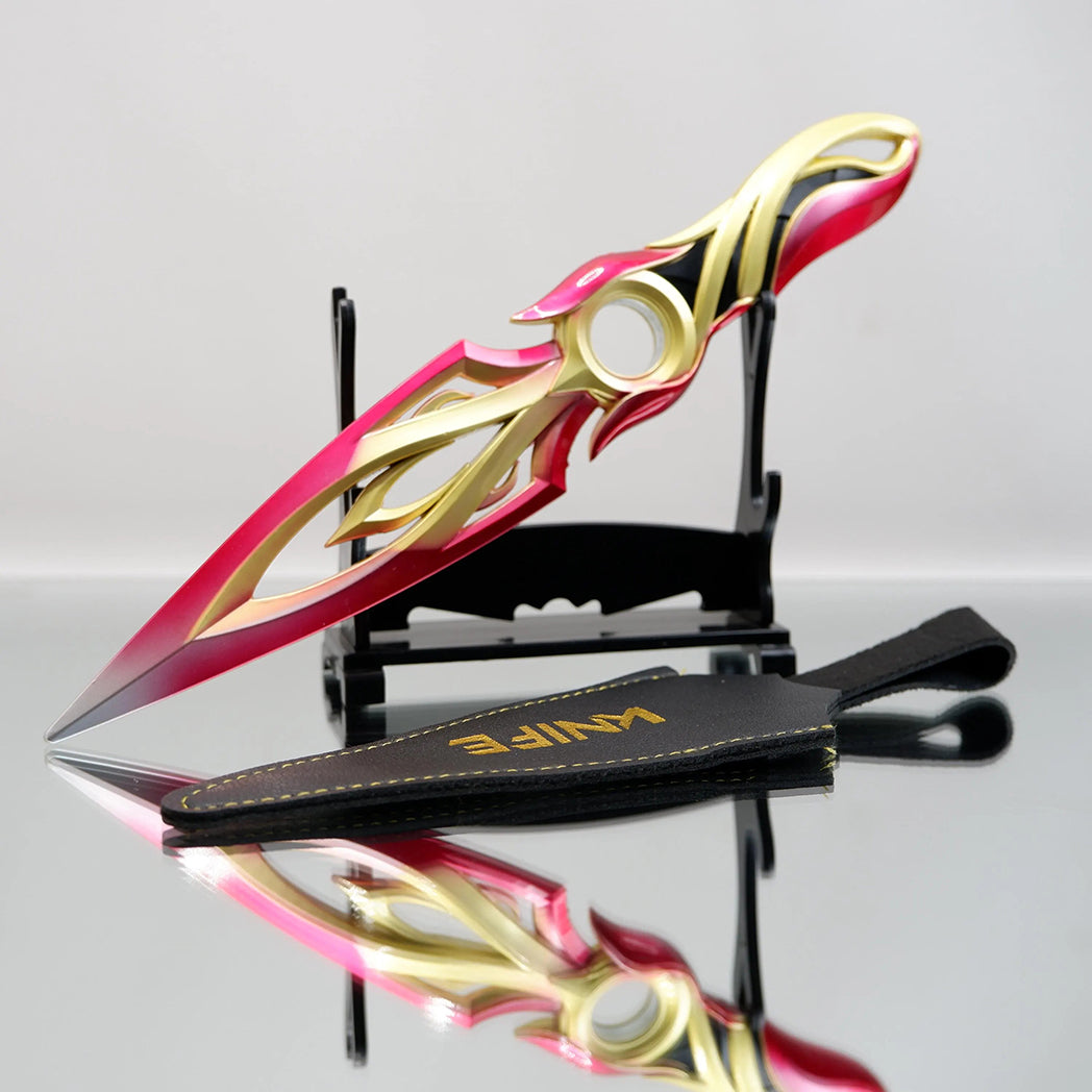 28CM/11" Metal Mystbloom Kunai Game Prop