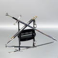 30cm Metal Narsil Sword, Anduril Flame of the West Full Metal Mini Sword with Scabbard, Collectible Gift for Tolkien Fan, Gaming Room Decor