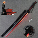 Bleach 103cm LED Glowing Katana 360° Spinning Rechargeable – Metal Display Collectible