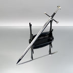 30cm Metal Narsil Sword, Anduril Flame of the West Full Metal Mini Sword with Scabbard, Collectible Gift for Tolkien Fan, Gaming Room Decor