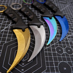 CS:GO Karambit Claw Knife Training Prop with Holster – Metal Display Collectible