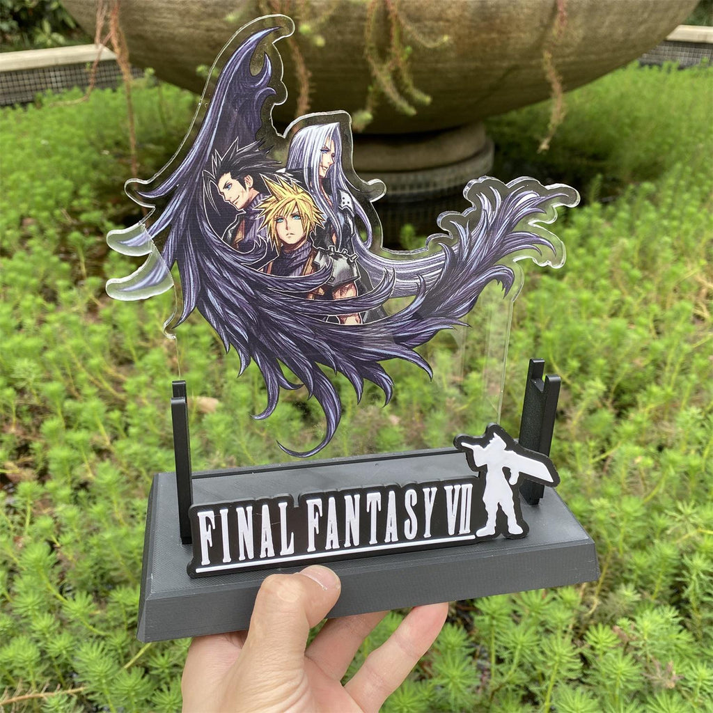 Cloud Fusion Assembled Display Prop – Handmade Metal Collectible | FF7 Inspired