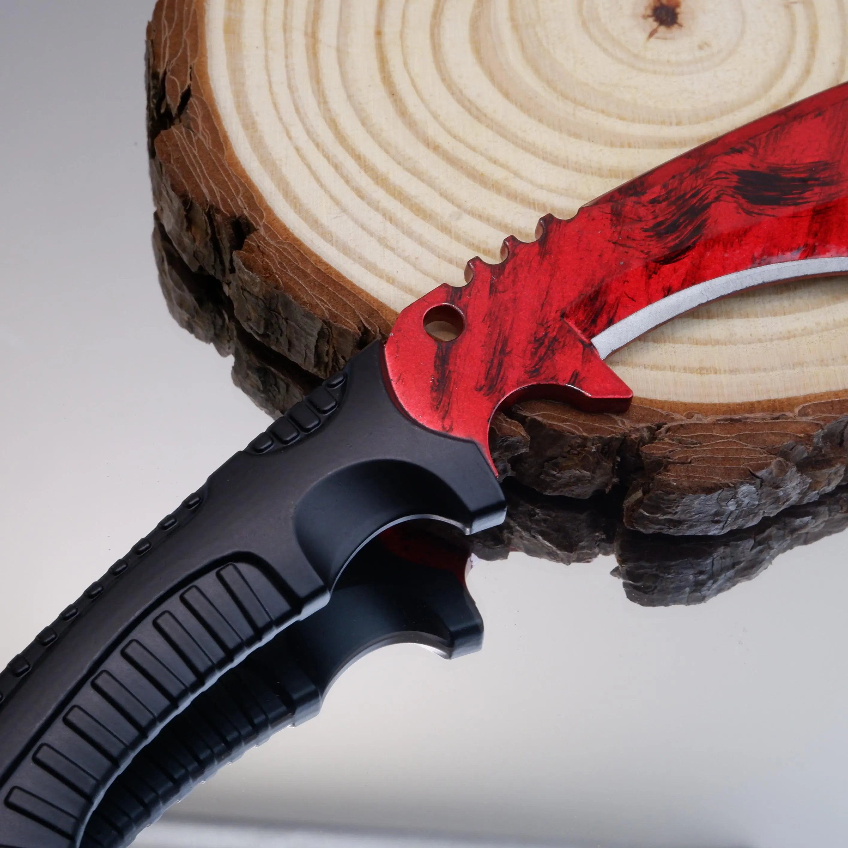 CS:GO Gurkha Knife Training Prop with Holster – Metal Display Collectible