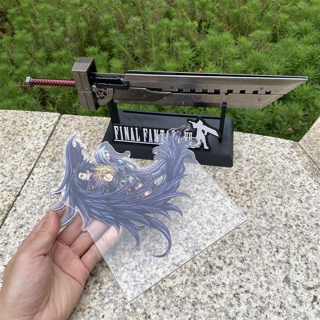 Cloud Fusion Assembled Display Prop – Handmade Metal Collectible | FF7 Inspired