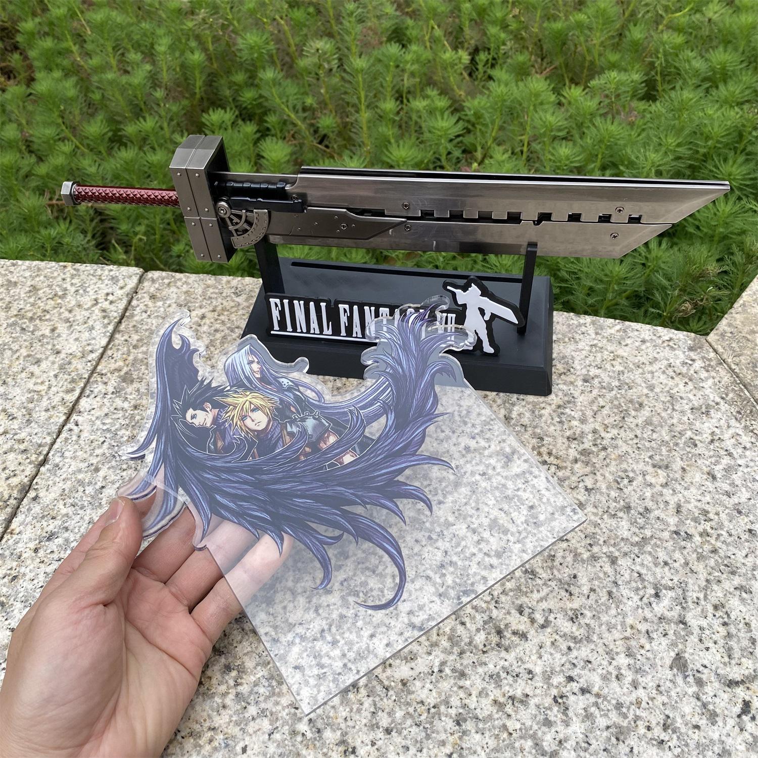 Cloud Fusion Assembled Display Prop – Handmade Metal Collectible | FF7 Inspired