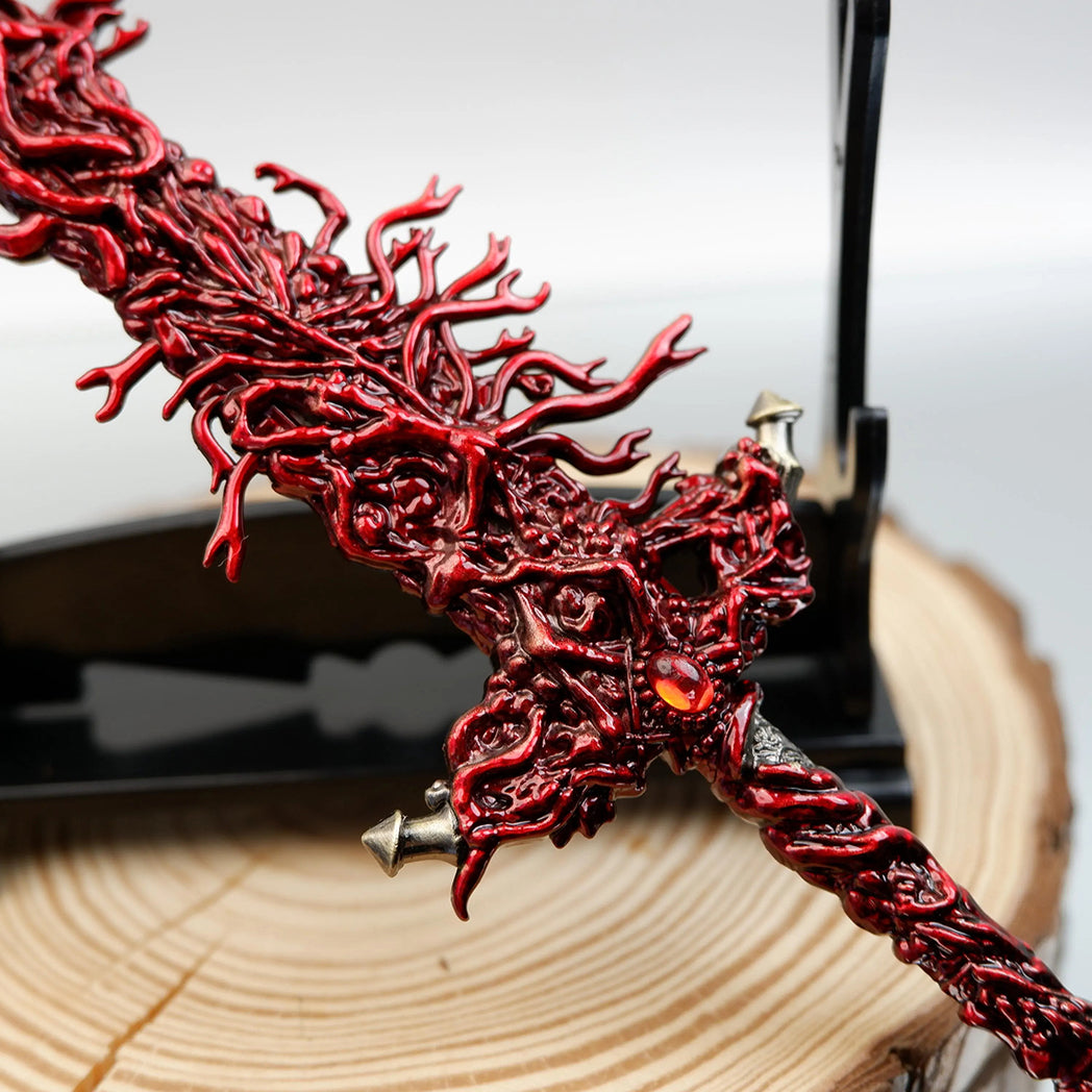 Elden Ring Blasphemous Blade Rykard Greatsword 30cm Metal Replica – Alloy Display Cosplay Collectible