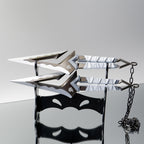 22CM/8.6" Metal Kuronami no Yaiba Life Size Replica In Real Life-- White