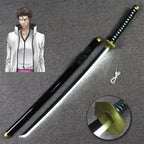 Bleach 103cm LED Glowing Katana 360° Spinning Rechargeable – Metal Display Collectible